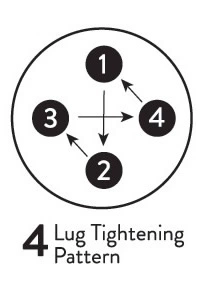 4-Lug Bolt Torque Pattern