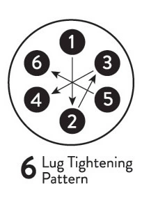 6-Lug Bolt Torque Pattern