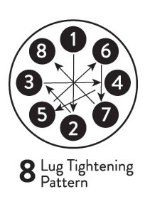 8-Lug Bolt Torque Pattern 8-Lug Bolt Torque Pattern